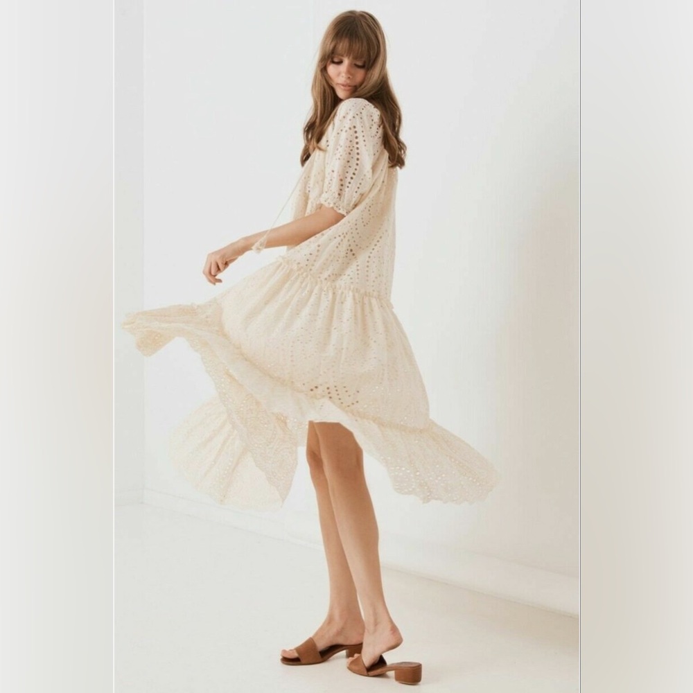 Spell & The Gypsy Collective Fairytale Anglaise Eyelet Gown S